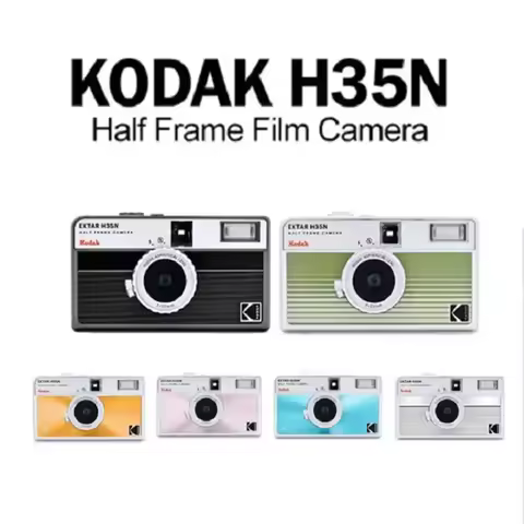 H35 Original Kodak EKTAR H35 Half Frame Camera 35mm Film Camera Reusable Film Camera With Flash Ligh