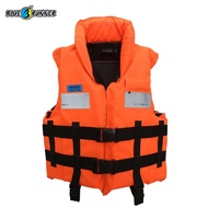 เสื้อชูชีพ Blue runner Life Jacket 100N คอปก มาตรฐานกรมเจ้าท่า ผ้าไนล่อนอ๊อกฟอร์ด 420D พร้อมนกหวีด