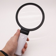 With 4 LED Lights High Magnification Reading Repair 10 Times 30 Times HD 110mm Large Mirror Magnifyi