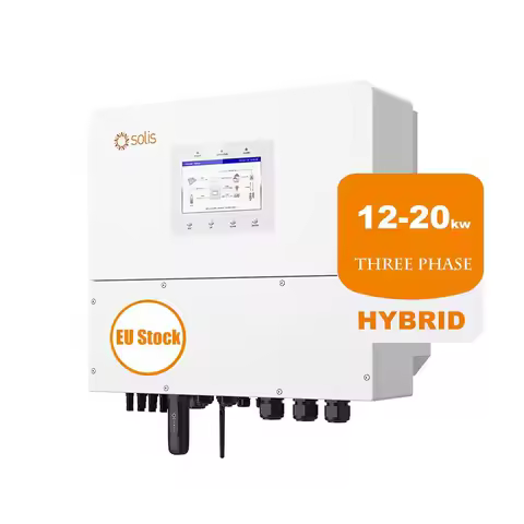 SOLIS 12Kw 15Kw 20Kw Hybrid Inverter S6-Eh3P(12-20)K-H High Voltage 3 Phase Energy Storage Inverters