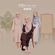 Ella Ironless PolyCotton Knitted Pant Suit