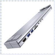 (PZXS) Eight in One USB C Laptop Docking Station Stand USB C Hub Adjustable 10-17in Laptop Stand Por