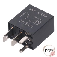 JONY Multi-Purpose Relay, 0.98x0.86x0.59in ABS Plastic Multi-Function Relay, Replacement Metal 12 V 