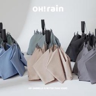 《OHRAIN 反向 防回彈自動傘》  快乾布 8骨 雨傘 鈦鋁合金 自動傘  晴雨傘 太陽傘 遮陽傘 防潑水