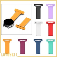 [Lovoski1] Silicone Nurses Watch Fob Clip On Strap Midwives Lightweight for Garmin Gift