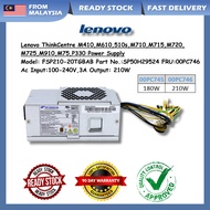 00PC746 Lenovo ThinkCentre M410,M610,510s,M710,M715,M720, M725,M910,M75,P330 Power Supply FSP210-20T