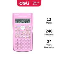 Deli Scientific Calculator Kalkulator Scientific 240 Function untuk sekolah dan kantor ED82MS