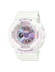 (AUTHORIZED SELLER) Casio Baby-G Digital-Analogue Resin Strap Women Watch BA-110FH-2ADR-P