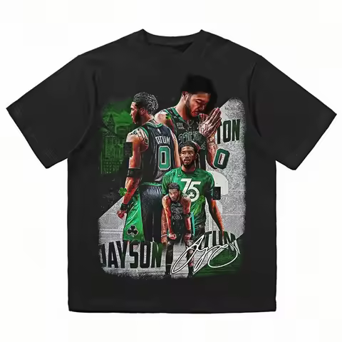 Jayson Tatum Basketball T Shirt Men Women Oversized Cotton Short Sleeve Top Seller Team Print Fan Fa
