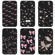 casing Vivo V1801A0 V1730DT V1813BA V1730GA V1730DT Romantic Bow Luxury  Texture black Color Skin Fe