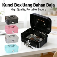 Money Safe Box Key Box Portable Safe Money Cash Box