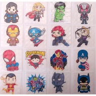 Avenger Superheros Edible Rice Stickers Rice Paper Bento Stickers Edible Rice Stickers Edible Sticke