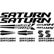 Saturn Bike Frame Decals