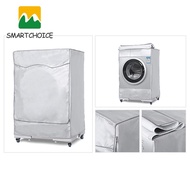 SME Silver Washing Machine Cover Waterproof washer Cover for Front Load Washer/Dryer