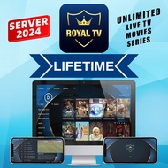 RoyalTV 2024 IPTV 1 Tahun/Lifetime Promo Android/iOS/Windows/Smart TV Drama/Series/Live TV/Channels/Movies