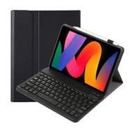 全城熱賣 - 適用於小米 Redmi Pad SE 11 inch A0N9 羊細紋超薄可分體藍牙鍵盤皮套（黑色）
