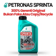 PETRONAS SPRINTA F700 15W 50 300% GERENTI ORIGINAL BUKAN FAKE ATAU COPY RECYCLE MINYAK HITAM SEMI SY