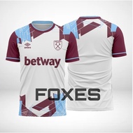 Jersey West Ham 24-25 Away Concept Free FULL PRINTING Name And Number