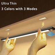 3 Color Motion Sensor Closet Light Night Light Wireless LED Light Cabinet Lights USB Rechargeable Ki