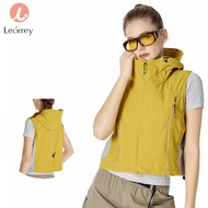 Leorrey-Sport Cycling Vest Windproof Sleeveless Mesh Road Bike Vest Gilet With Zipper Pockets
