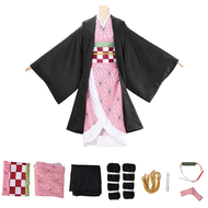 DASHACHUAN | Kids Demon Slayer Cosplay Outfit Tanjiro Nezuko Shinobu