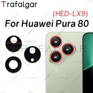 Back Camera Glass Lens For Huawei Pura 80 5G HED-LX9 Rear Camera Cover Replacement With Adhesive Sti