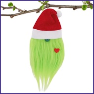 Faceless Gnome Ornament Fun Long Beard Decor with Santa Hat Christmas Faceless Gnome Ornaments for W