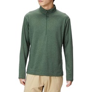 Mizuno Outdoor Breath Thermo Mini Border Zip Neck Shirt Inner Kelp Green B2MA9569
