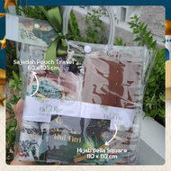 Hampers Kerudung | Souvenir SAJADAH POUCH FREE KARTU UCAPAN/ Souvenir Idul Fitri Oleh Oleh Haji dan Umroh Souvenir Pernikahan Tahlilan Tasyakuran