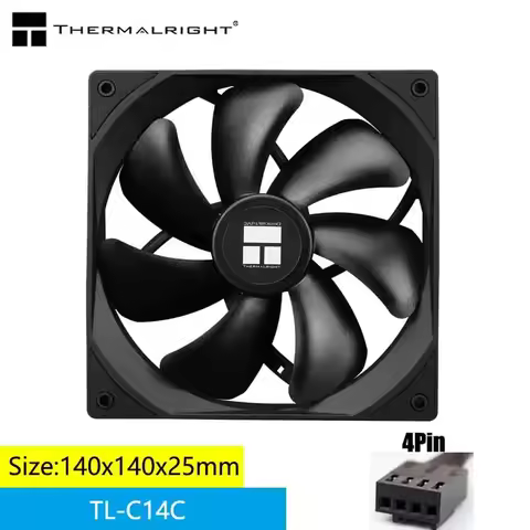 Thermalright TL-C14CW/14C-S 14cm Cooling Fan 5V 3PIN ARGB pc gamer Adjust Speed Cooler argb Adjustab