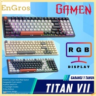 [Check Variation] TITAN 7 Mechanical Keyboard Gamen Original VII Gaming Linear Switch 94 Keys RGB Li