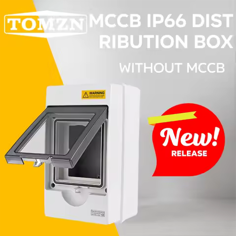 TOMZN MCCB Waterproof distribution box For TOM7Z 500V 600V 1000V 150A 160A 200A 250A MCCB IP66 Outdo