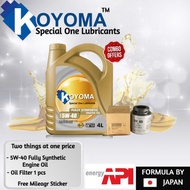 VW Volkswagen Oil Filter 03C115561H+ Koyoma Enginr Oil ( Combo Set Offer)