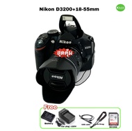 Nikon D3200 DSLR 18-55mm VR kit Lens สุดคุ้มกล้อง 24.2MP ถ่ายวีดีโอ Full HD movie USED มือสองสภาพดีม