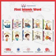 MINI BOARD BOOK FIRST ISLAMIC WORDS - winonabooks udah cocok untuk usia 1 tahun