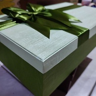 HIJAU GIFT BOX MINT GREEN MIX CERES GREEN ARMY RIBBON GIFT BOX