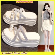 2024 Raya Woman Summer Cal Sandal Korean Flat Thickness Bottom Beach Sandal Female Roman Sandals Sho