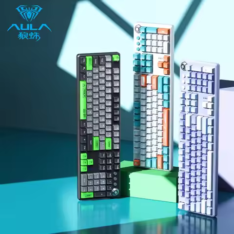 AULA F2088PRO Mechanical Keyboard Highspeed Wired Macro-programming Continuously Enjoy The Gaming Pl