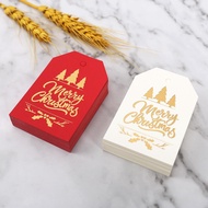 KY🎁New Christmas Tag Gilding Tag in Stock Hanging Card Gift Card Pendant Gift Packaging Listing 8OMO