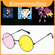 Fun Funky And Spamton Plush Glasses With Design Triangle Rune