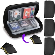 Memory Card Storage Bag 22 Slots Carrying Case Holder Anti-lost CF/SD/Micro SDHC/MS/DS Cards Universal Organizers Bags