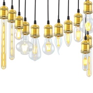 LED Filament Bulb  Cool White C35 A60 G80 G95 G125 LED Lamp E14 E27 LED Filament Light 2W 4W 6W 8W G