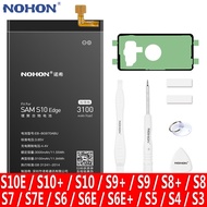 NOHON Battery For Samsung Galaxy S10 Edge S9 S8 Plus S7 S6 S5 S4 NFC S3 Replacement Bateria G970F G9