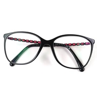 成色極佳 △CHANEL 3408-Q-A Coco Mark 方形眼鏡/眼鏡 黑色粉紅色 54□16 140 近視鏡鏡片 附盒子、防塵袋和眼鏡盒 義大利製造 女士