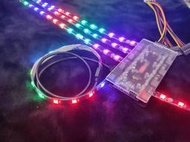 小白的生活工場*灌膠 30cm ARGB 燈條（13 燈 5050 LED +4 pcs 磁鐵）