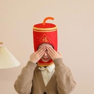 [tenlzsp0bc] Firecracker Hat DIY Crafting Headwear for Party Favors Adults Chinese New Year