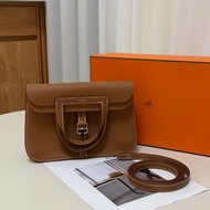 HERMES Halzan 25 - 金棕銀 K