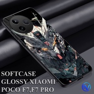 [ GT10 GUNDAM ] Softcase Xiaomi POCO F7& F7 PRO Case Glitter Mirror Sublime Silicone Xiaomi