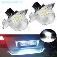 new♨☄2Pcs LED Car Number License Plate Light White For Honda Crv Fit Odyssey Jazz Hrv Frv CR-V Strea
