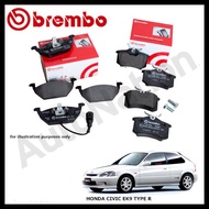 BREMBO HONDA CIVIC EK9 TYPE R (SO3 SO4) FRONT REAR DISC BRAKE PAD